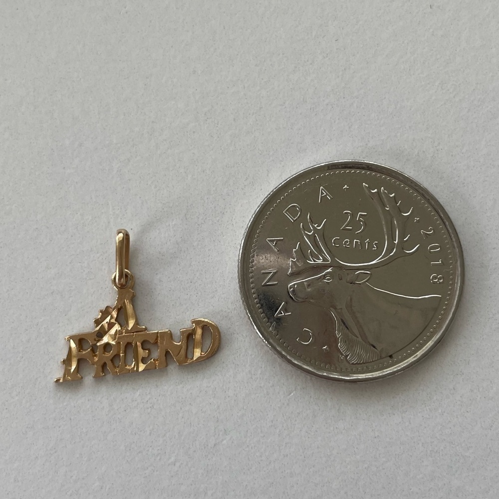 10k gold pendent